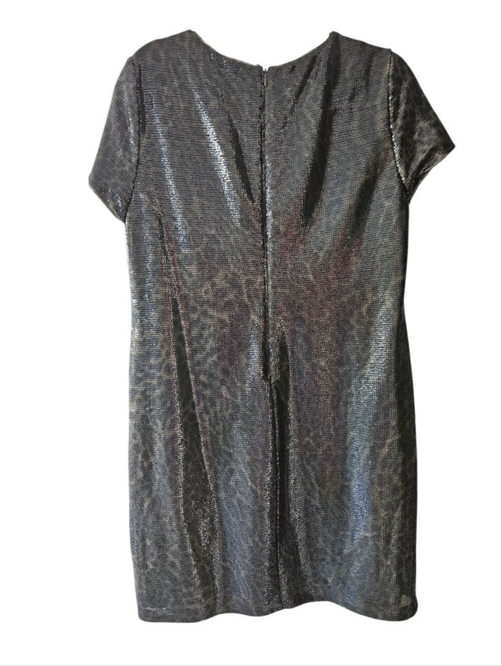 Ralph Lauren Black Label Ocelet Print Sequined Cocktail Party Dress Black Label - Picture 10 of 10